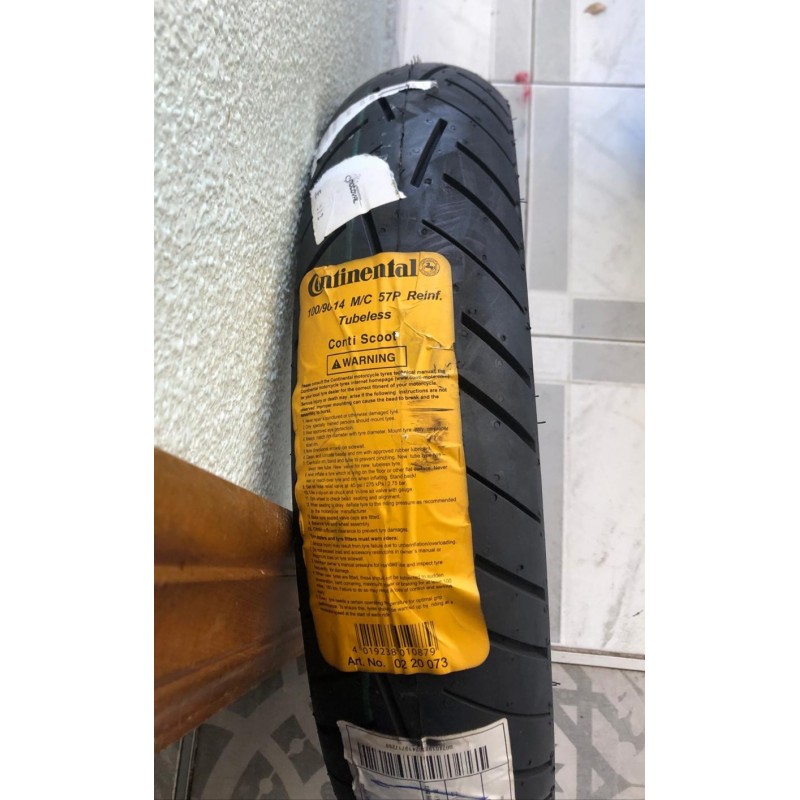 NEUMATICO CONTINENTAL 100/90-14 CONTISCOOT